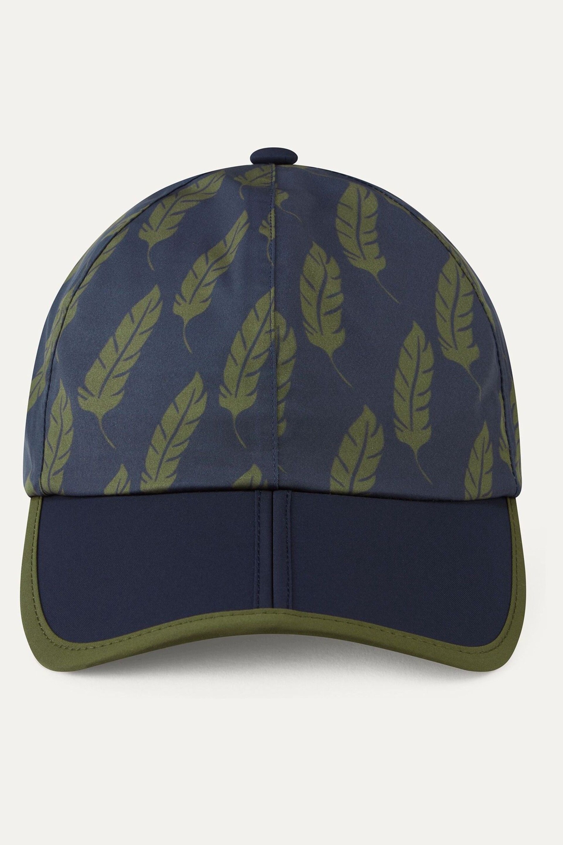 Sealskinz Blue Kettlestone Waterproof Foldable Peak Leaf Print Cap - Image 3 of 3