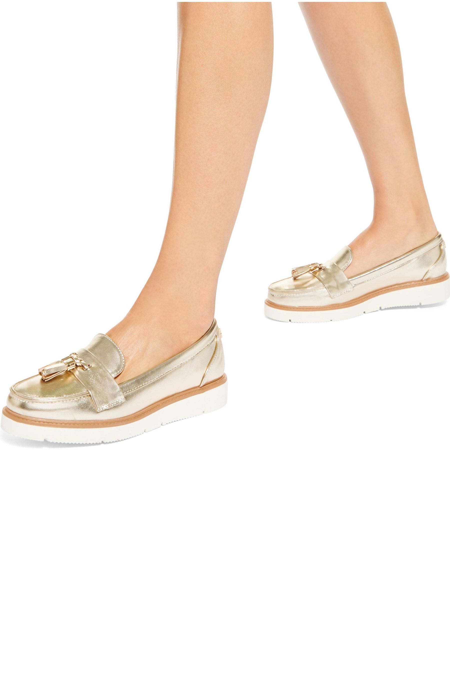 Buy KG Kurt Geiger Gold Morly Shoes from Next Luxembourg