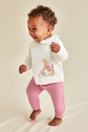 JoJo Maman Bébé Peter Rabbit Appliqué Sweatshirt and Leggings Set - 圖片 1，共 3