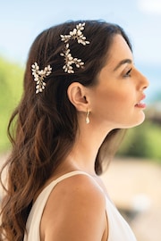 Ivory & Co Gold Comos Hairpins Set - Image 2 of 4