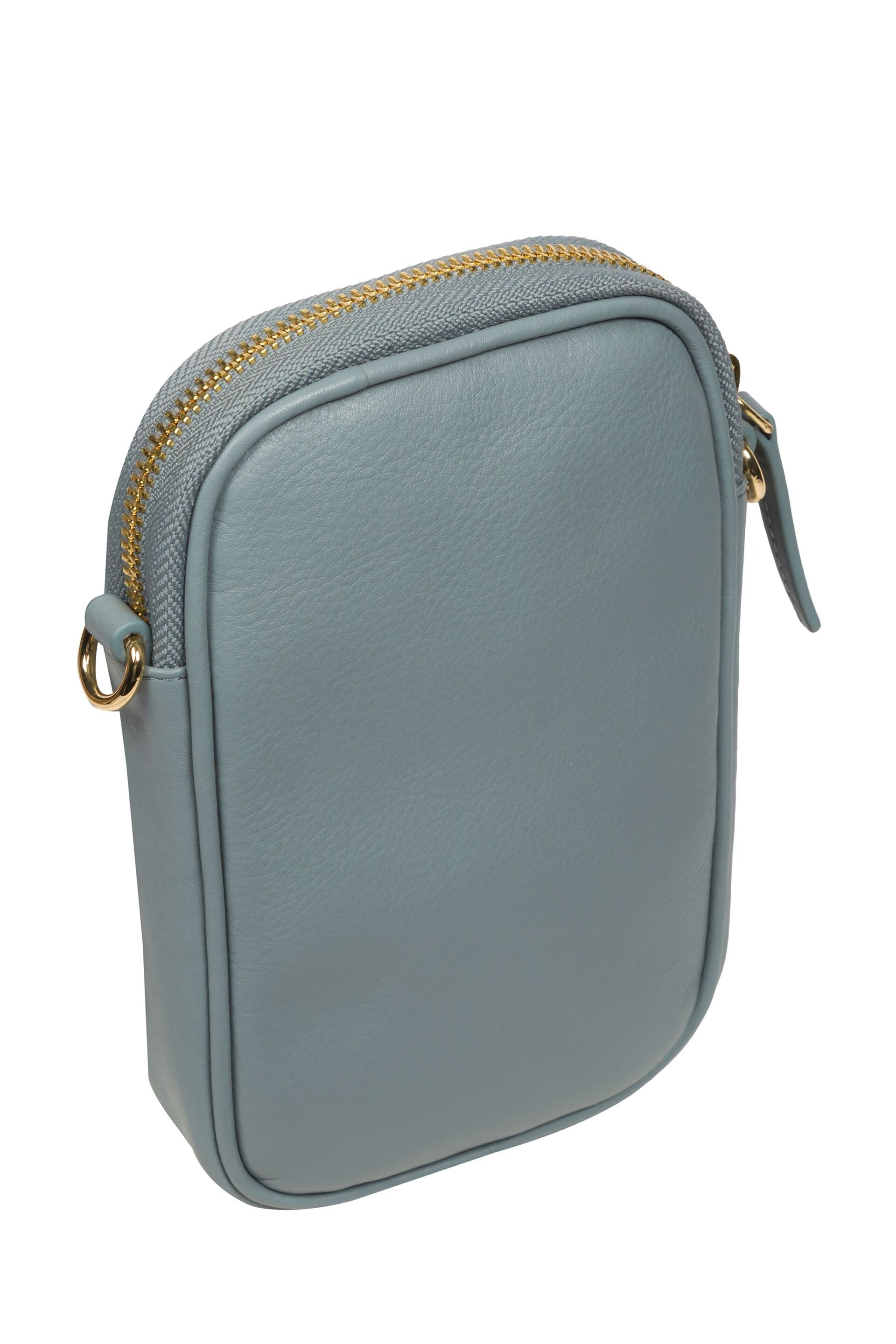 Pure Luxuries London Alaina Nappa Leather Cross-Body Phone Bag - Image 5 of 8