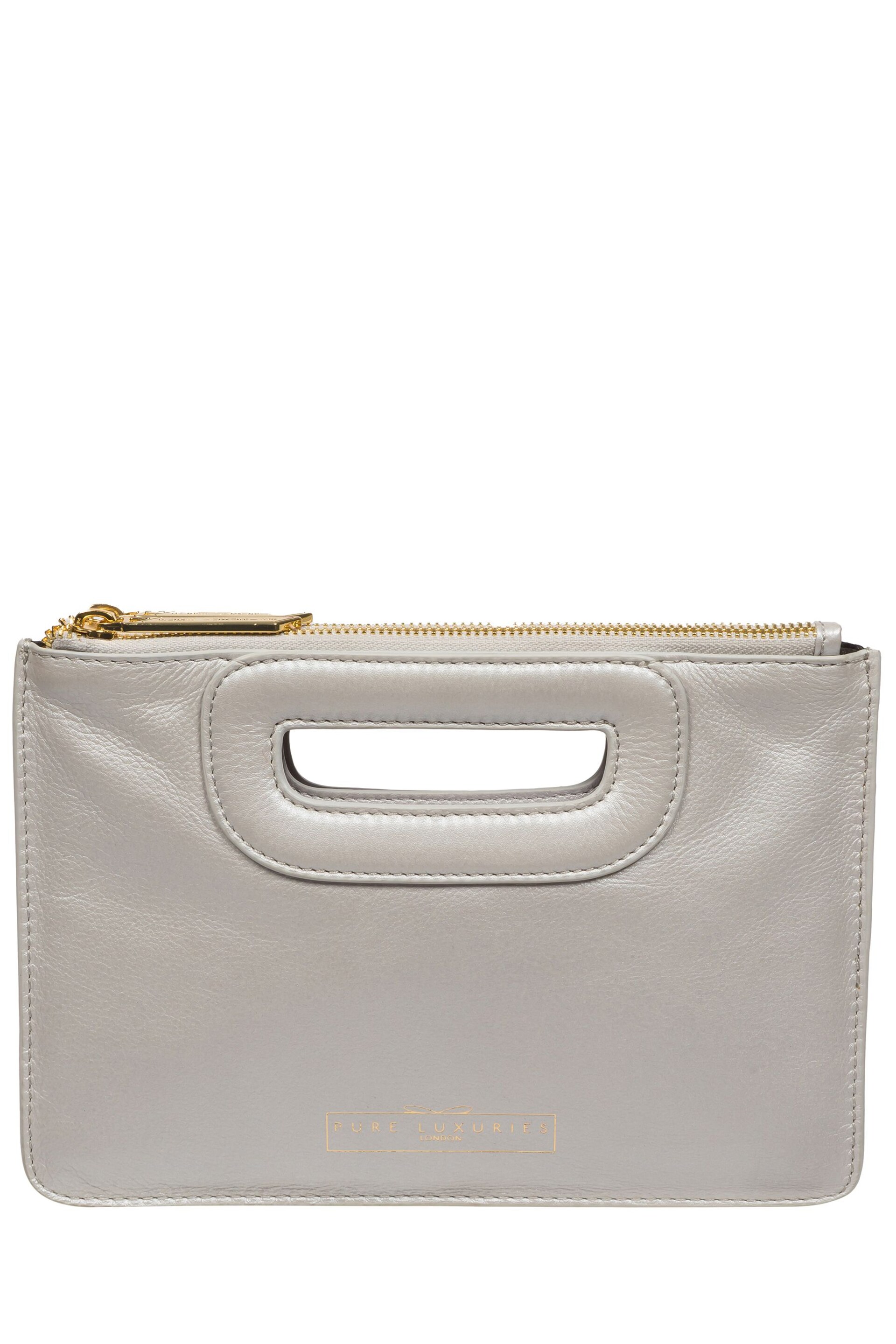 Pure Luxuries London Esher Leather Clutch Bag - Image 3 of 6