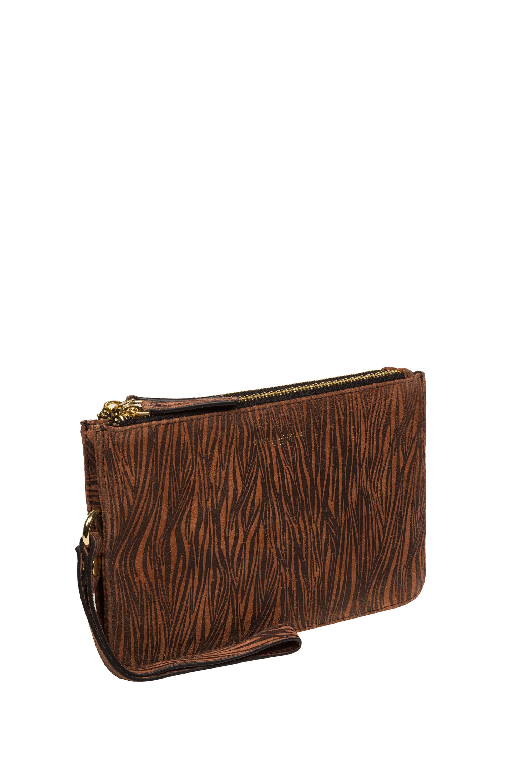 Pure Luxuries London Addison Nappa Leather Clutch Bag - Image 3 of 6
