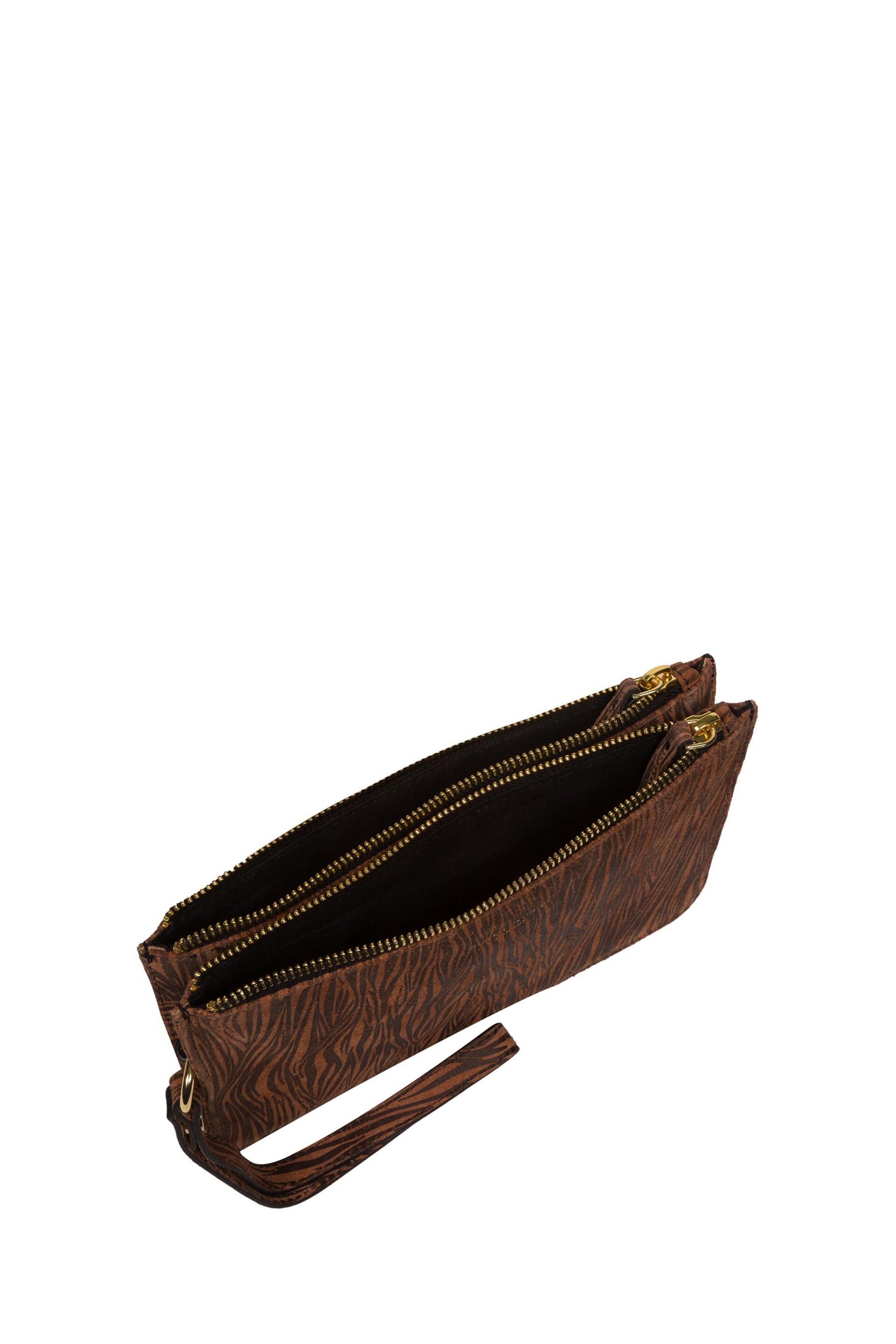 Pure Luxuries London Addison Nappa Leather Clutch Bag - Image 5 of 6