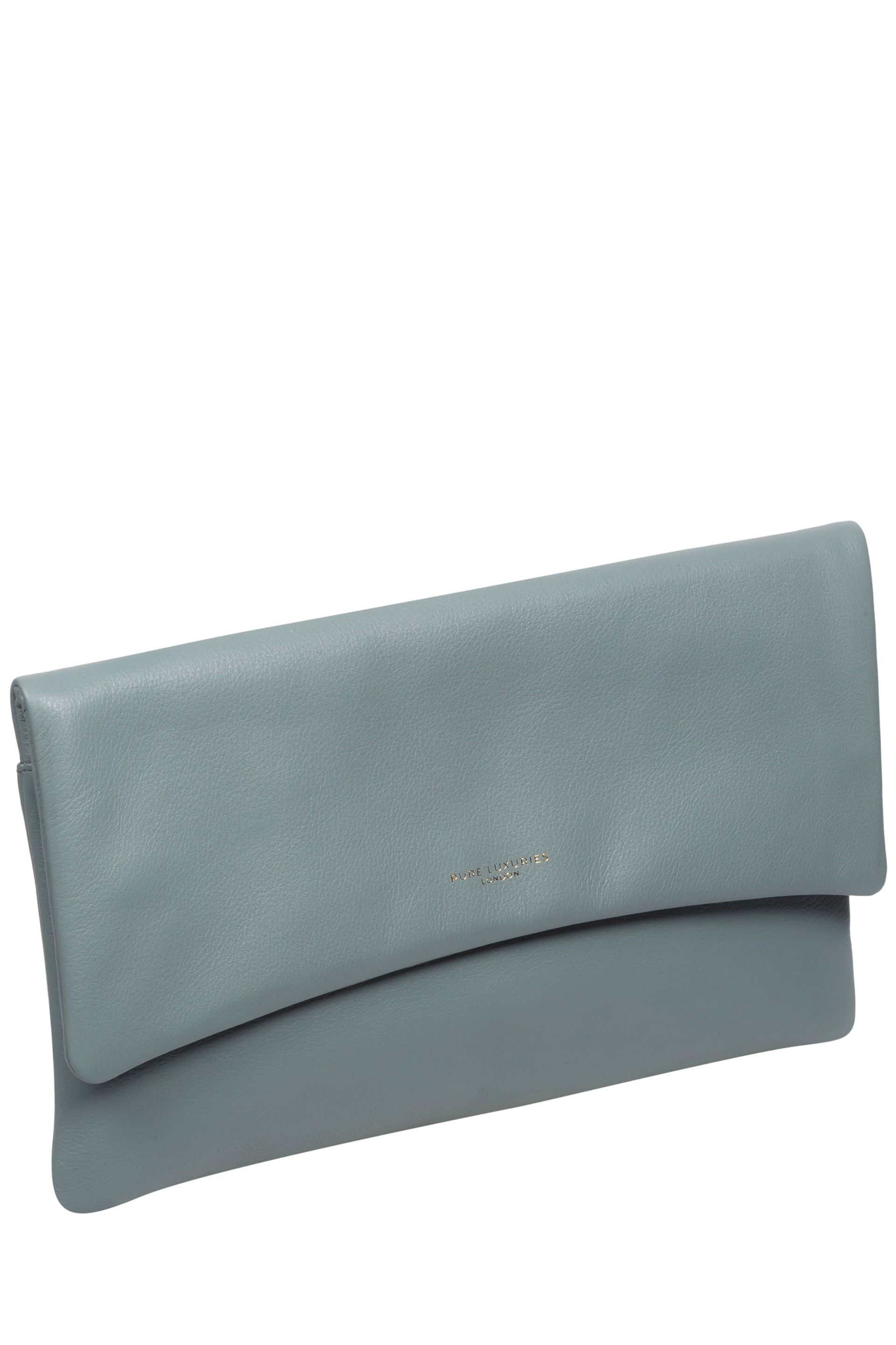 Pure Luxuries London Amelia Nappa Leather Clutch Bag - Image 5 of 5