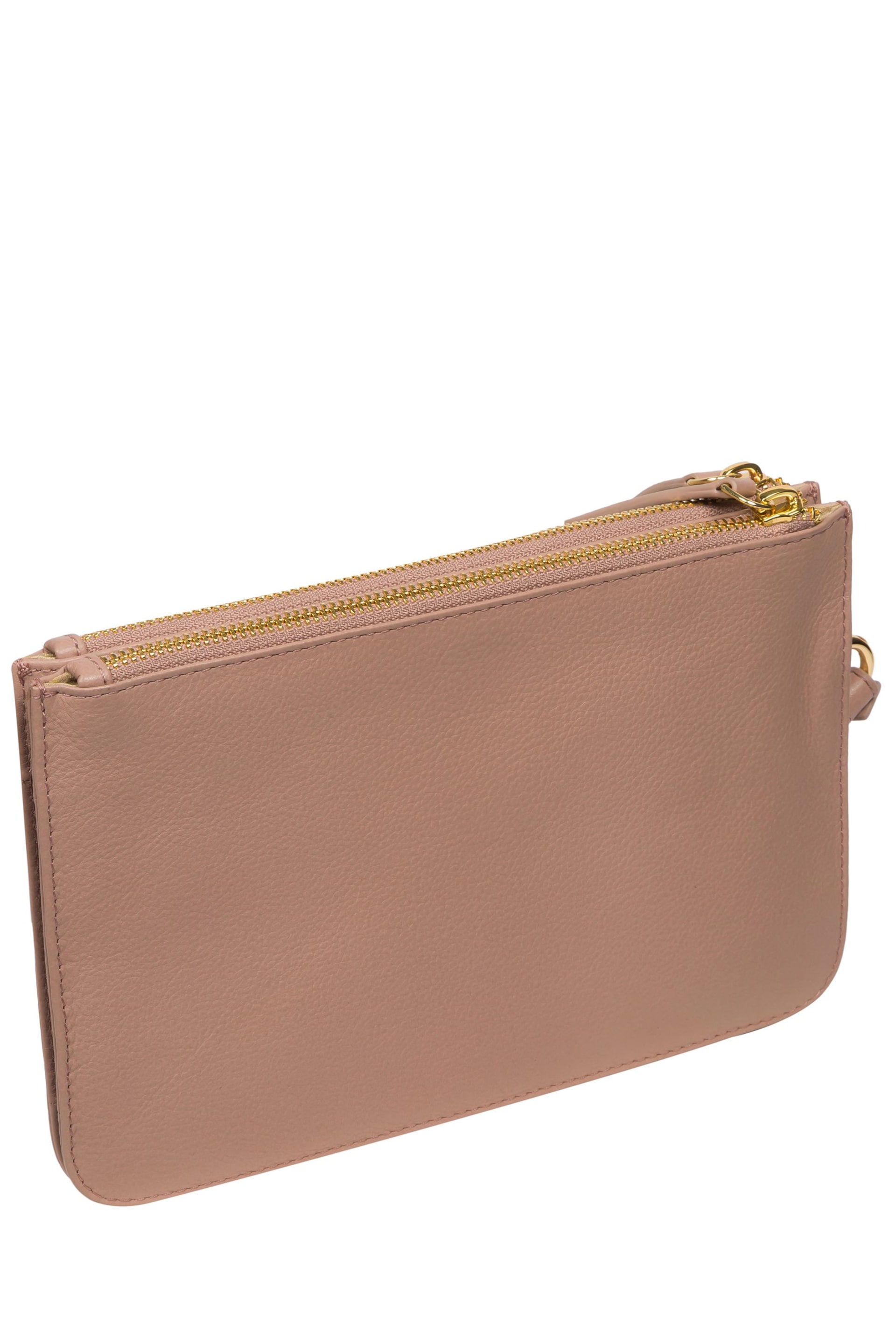 Pure Luxuries London Addison Nappa Leather Clutch Bag - Image 5 of 7