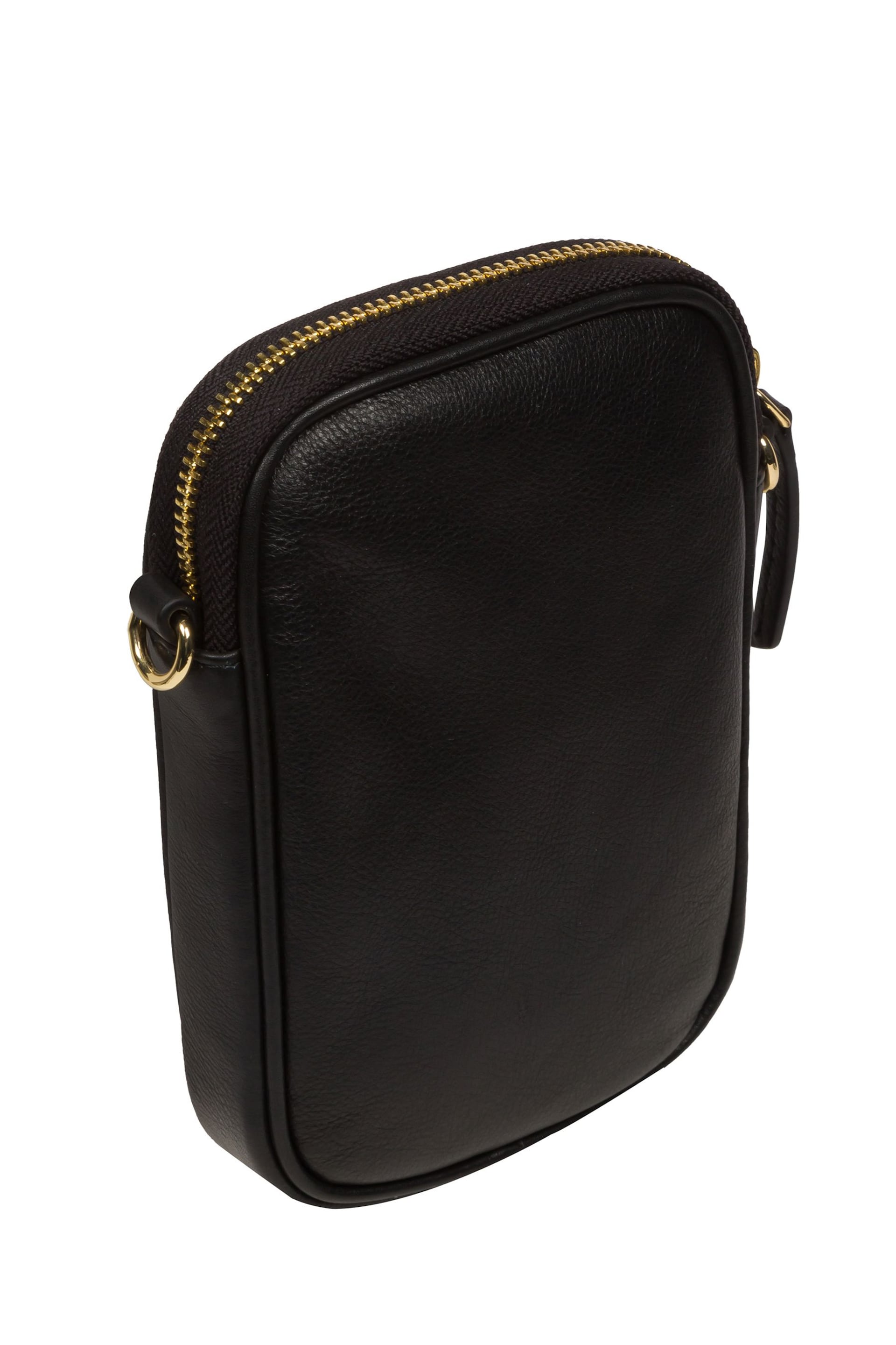 Pure Luxuries London Alaina Nappa Leather Cross-Body Phone Bag - Image 5 of 8