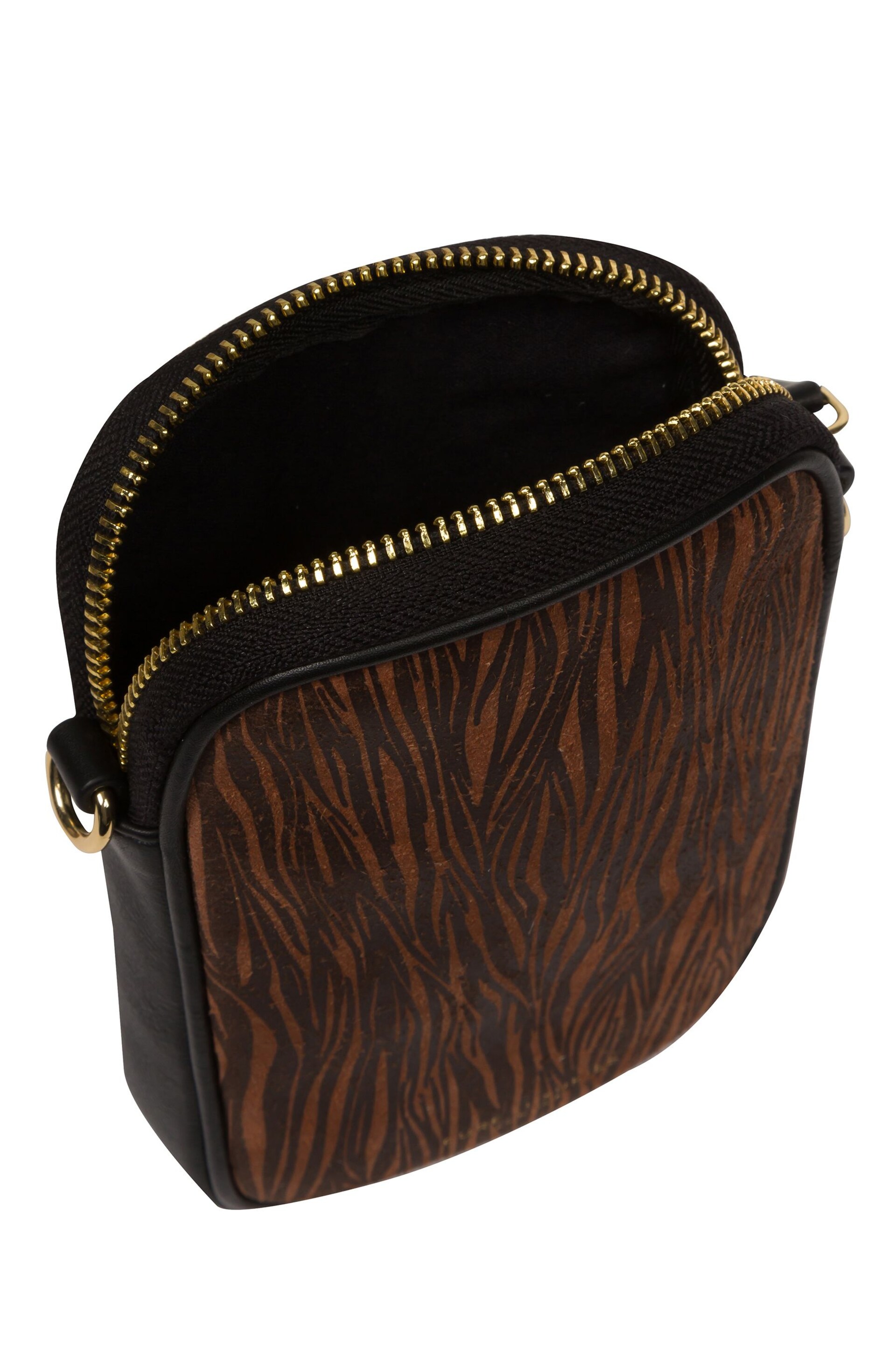 Pure Luxuries London Alaina Nappa Leather Cross-Body Phone Bag - Image 6 of 8