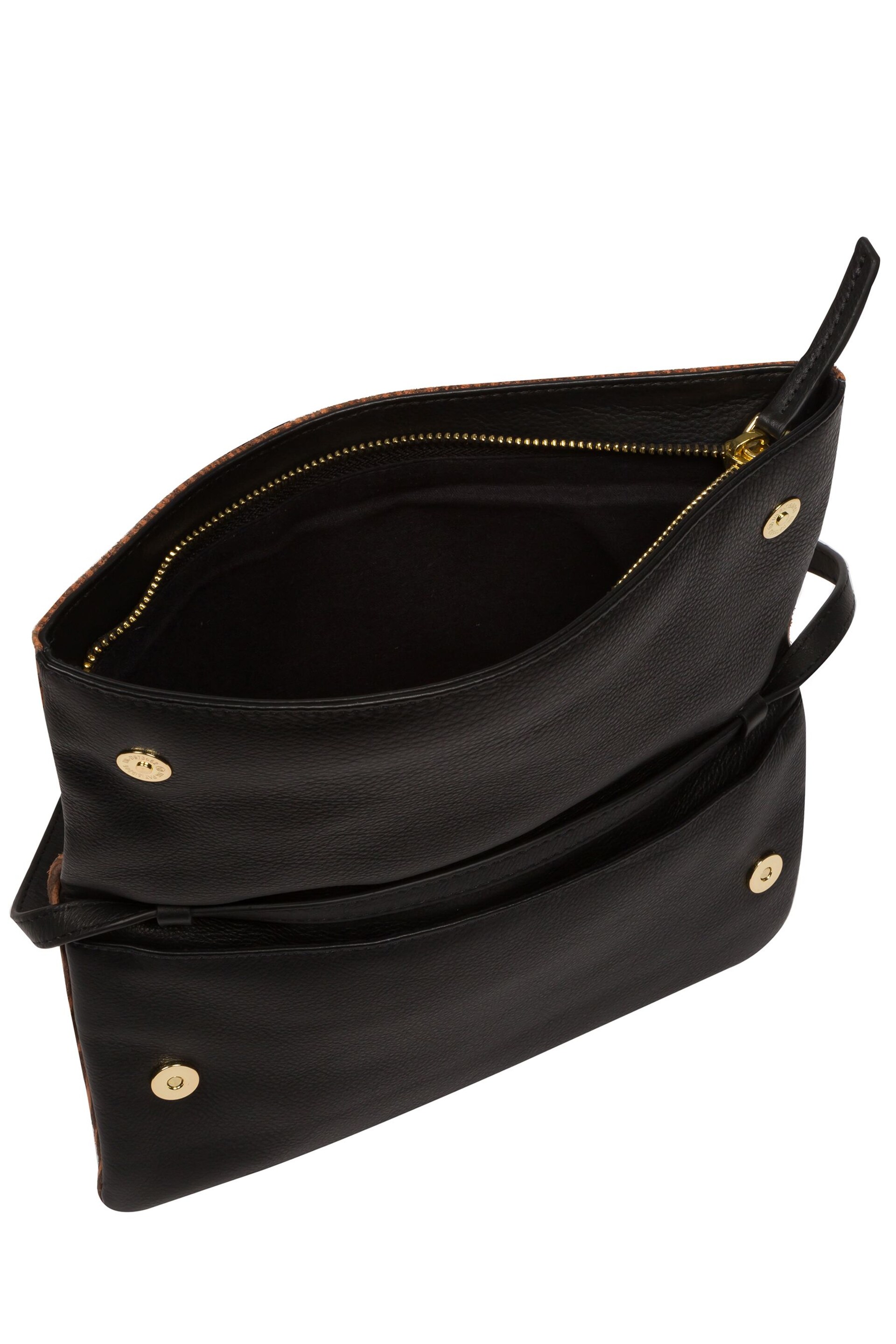 Pure Luxuries London Selene Nappa Leather Cross-Body Clutch Bag - Image 5 of 7
