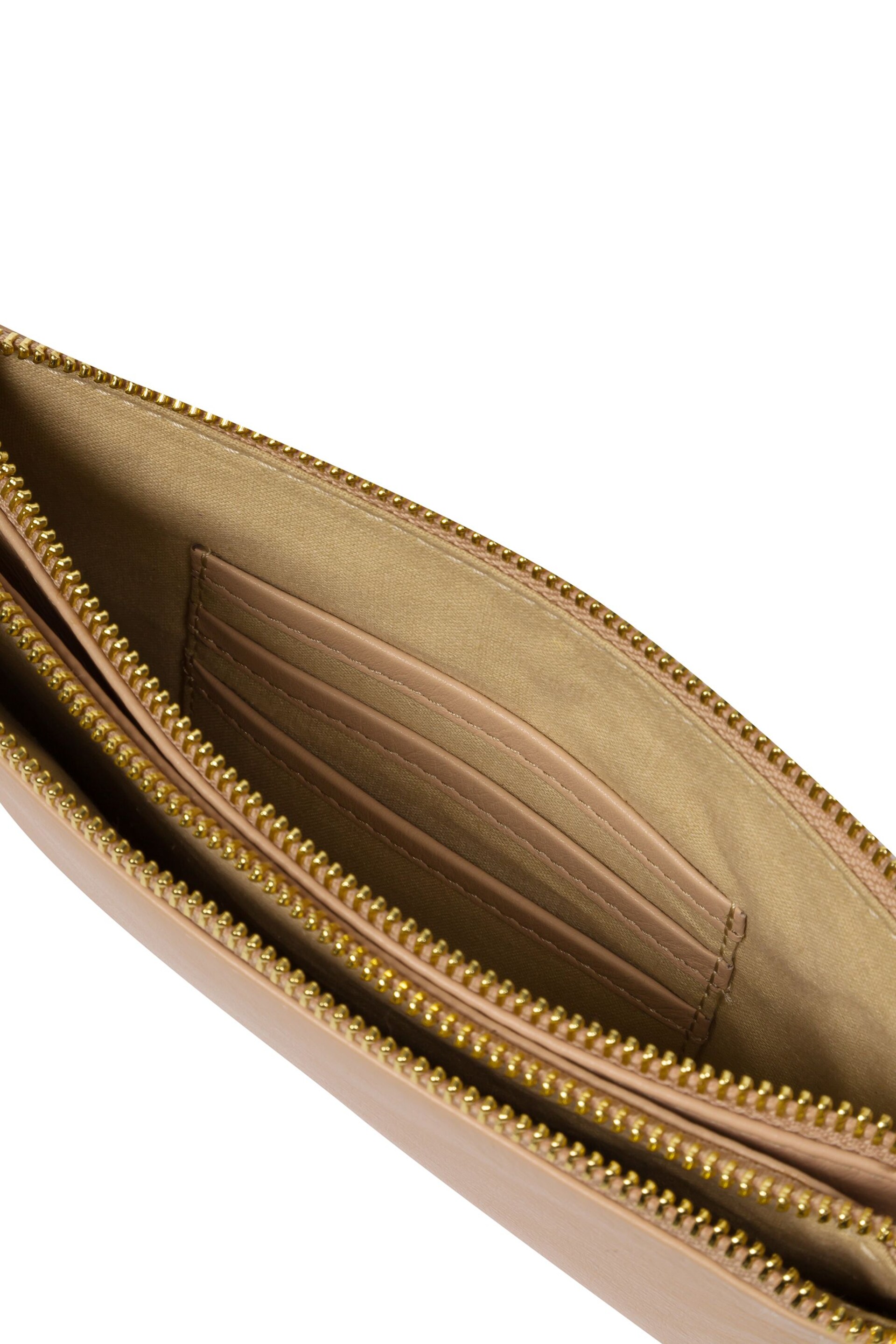 Pure Luxuries London Addison Nappa Leather Clutch Bag - Image 7 of 7