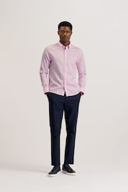 Ted Baker Pink Regular Allardo Premium Oxford Shirt - Image 4 of 6
