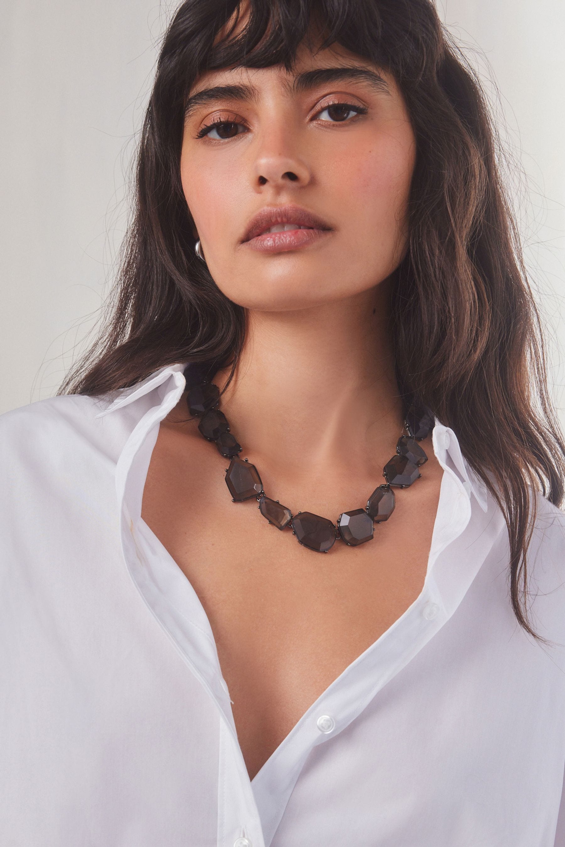 Buy Chunky Stone Necklace Made With Recycled Zinc Next Ukraine