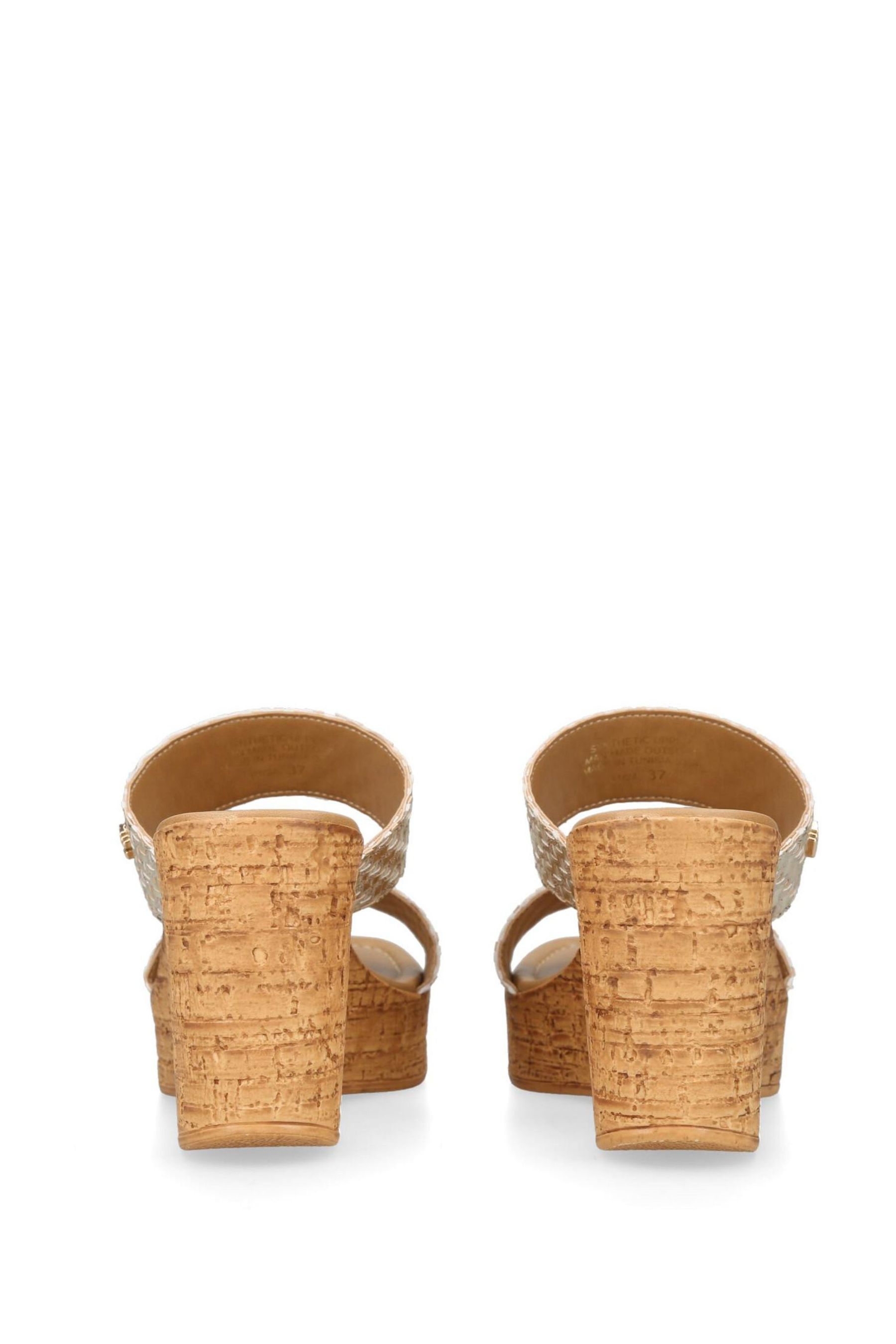 Carvela silver wedges on sale