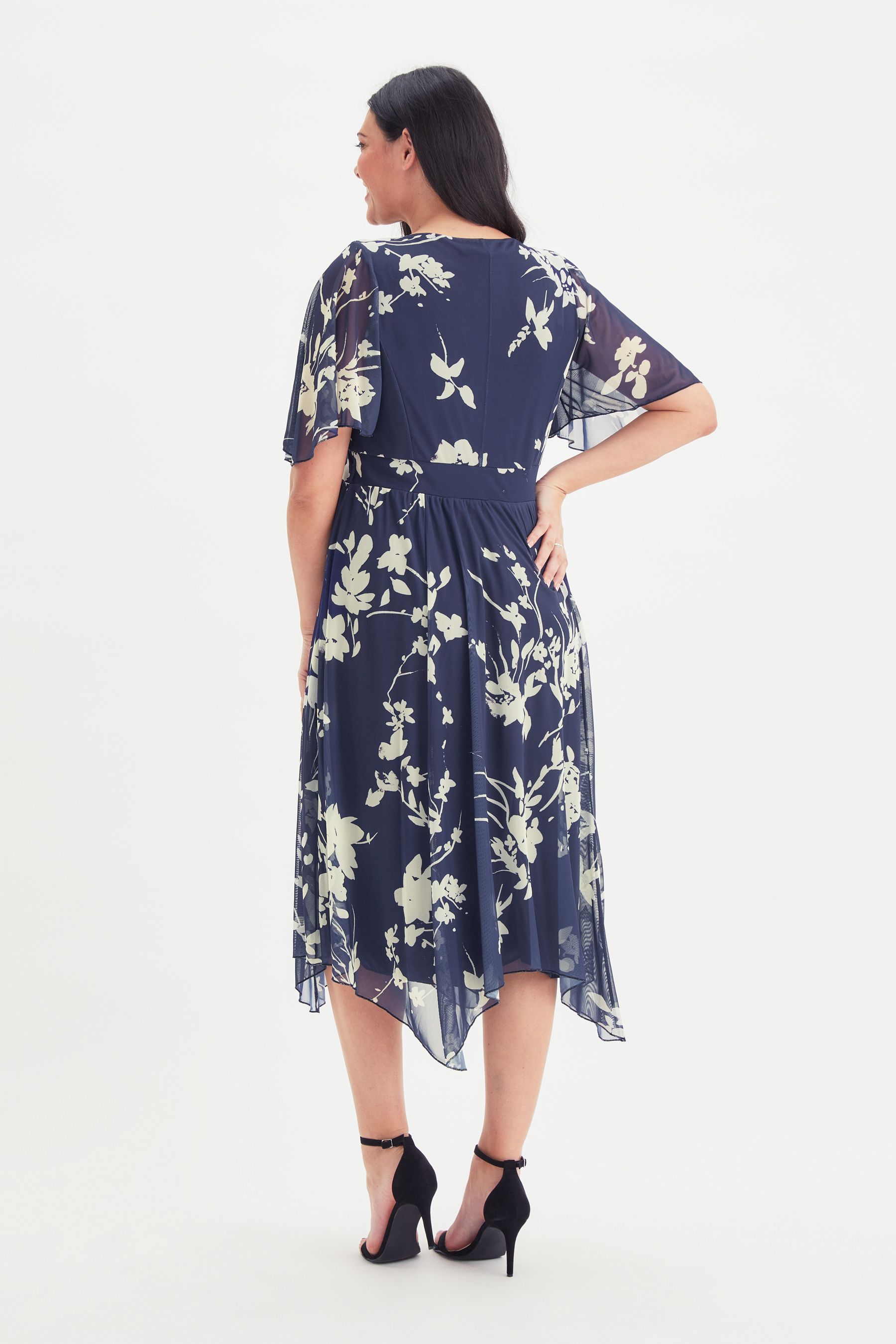 Scarlett and jo navy dress cheap