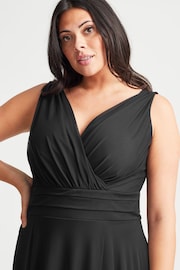 Scarlett & Jo Black Nancy Marilyn Mesh Maxi Dress - Image 4 of 4