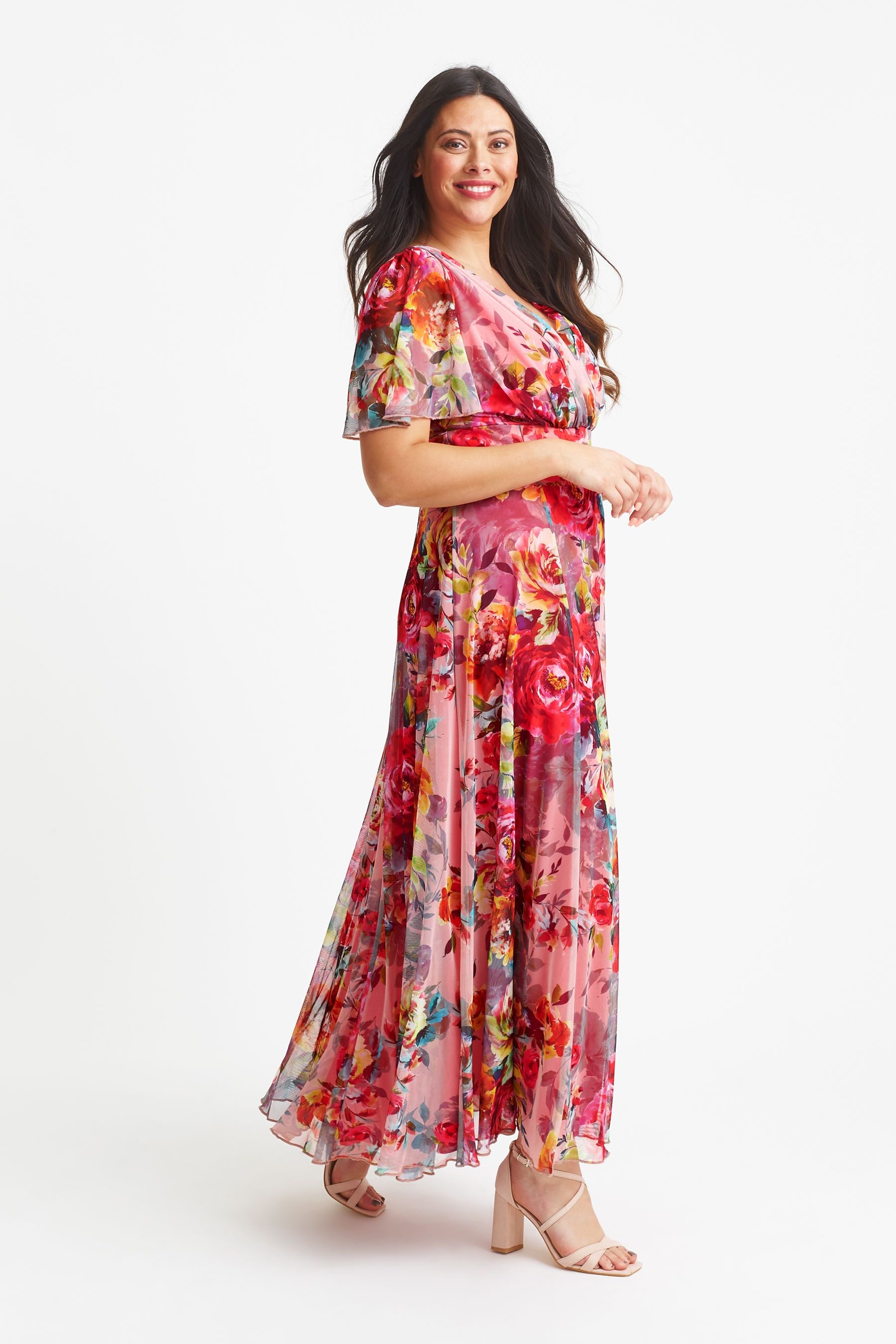 Scarlett and jo chiffon maxi dress hot sale