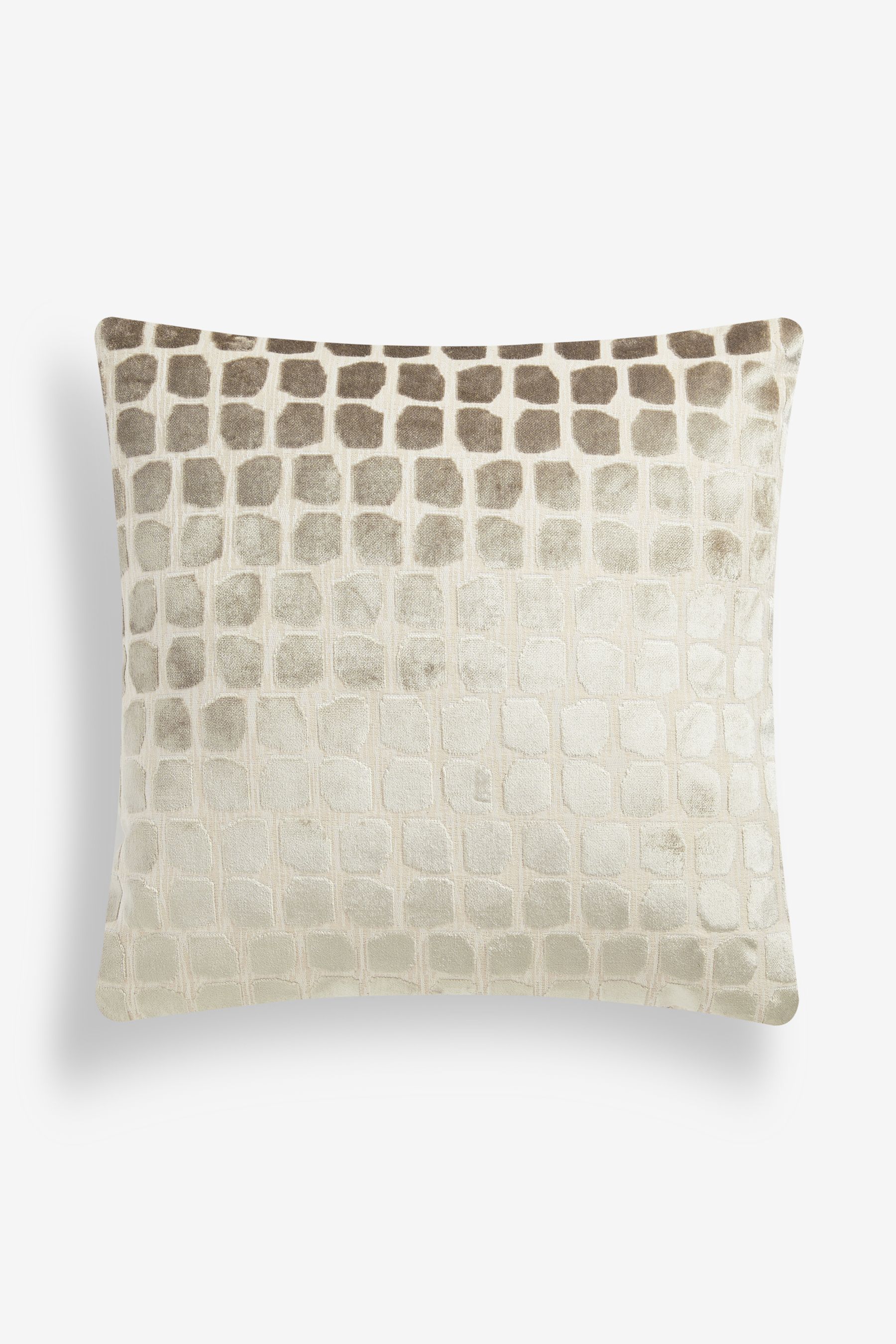Buy Champagne Gold Velvet Spot Cushion from the Next UK online shop