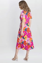 Gina Bacconi Pink Ellie Fit And Flare Dress - Image 2 of 5