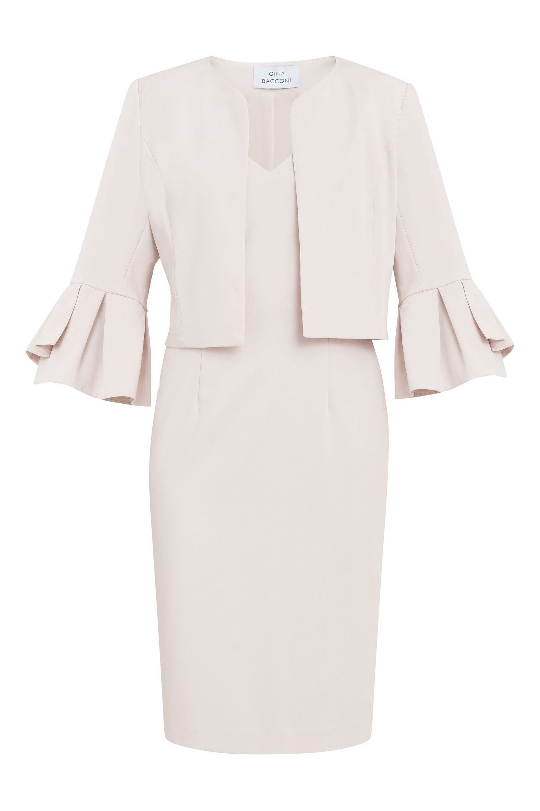 Buy Gina Bacconi Pink Melissa Crepe Dress from Next Luxembourg