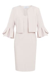 Gina Bacconi Pink Melissa Crepe Dress - Image 6 of 6