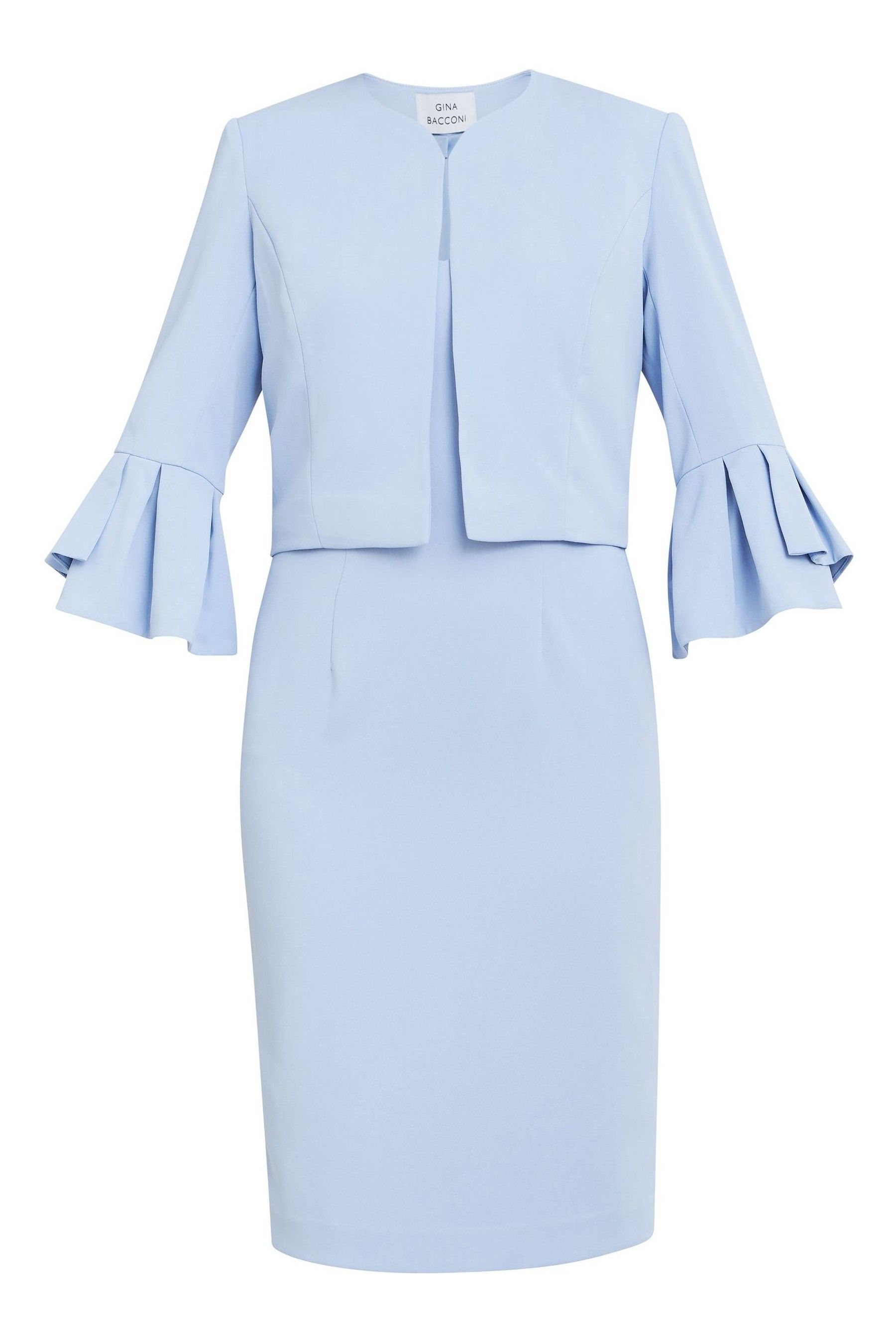 Gina bacconi crepe dress hot sale