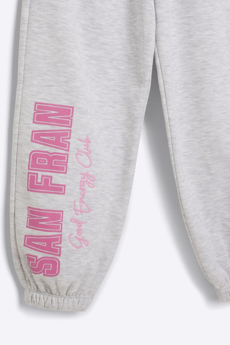 River Island Grey Girls Lounge Hoody & Jogger Set - Image 4 of 4