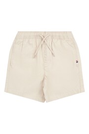 U.S. Polo Assn. Boys Linen Blend Deck Cream Shorts - Image 1 of 4