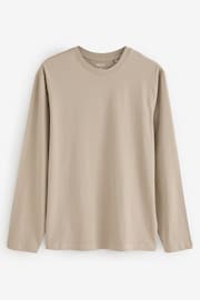 Neutral Regular Fit Long Sleeve 100% Cotton T-Shirts 5 Pack - Image 12 of 16