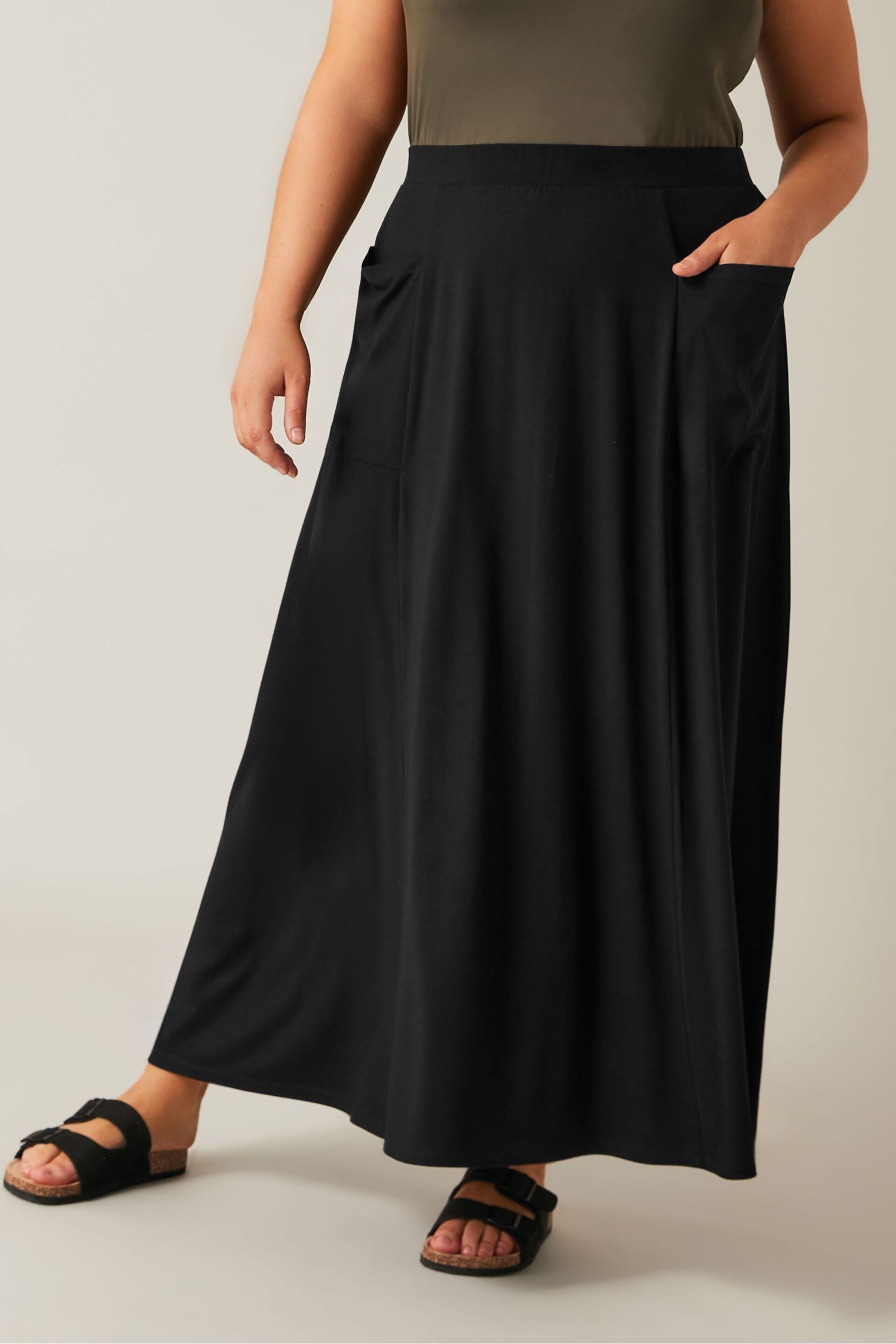 Evans Curve Maxi Skirt - Image 1 of 4