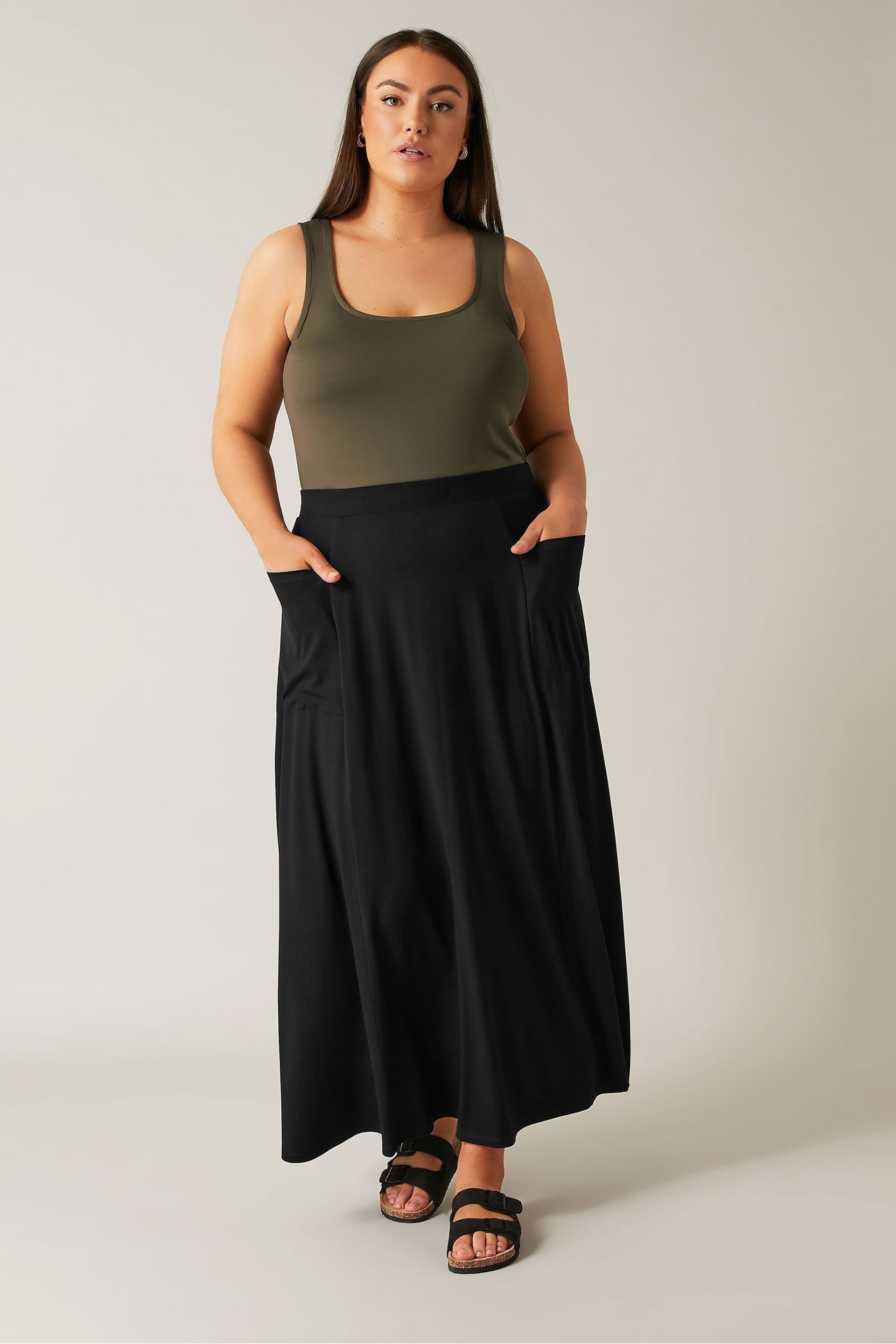 Evans Curve Maxi Skirt - Image 2 of 4