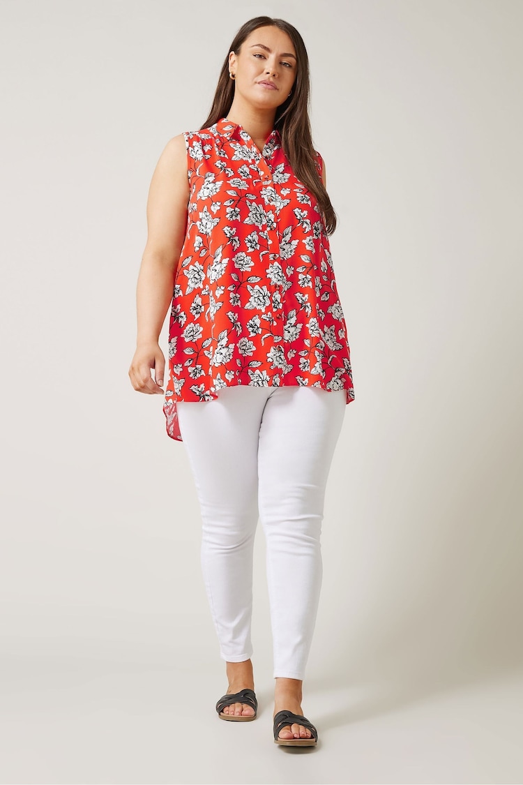 Evans Curve Floral Print Tunic - Image 2 of 5