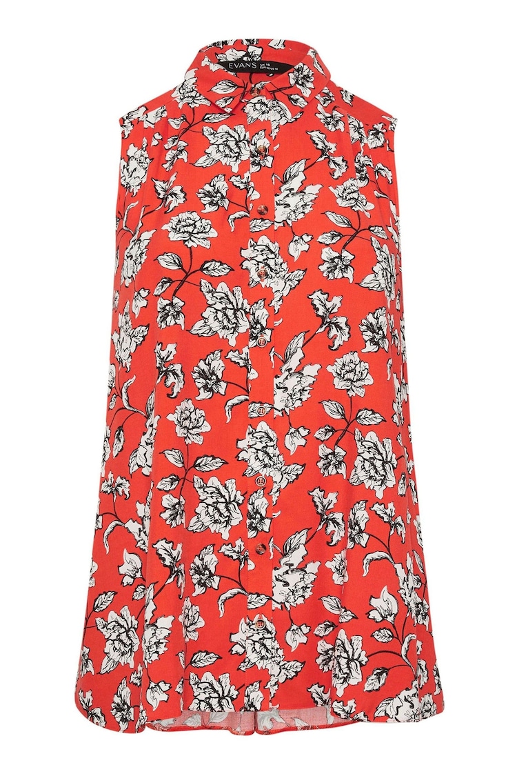 Evans Curve Floral Print Tunic - Image 5 of 5