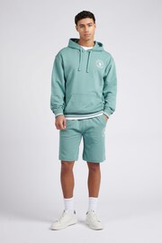 U.S. Polo Assn. Mens Blue Classic Fit Circle Print Hoodie - Image 3 of 10