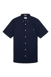 U.S. Polo Assn. Mens Seersucker Short Sleeve Shirt - Image 5 of 8