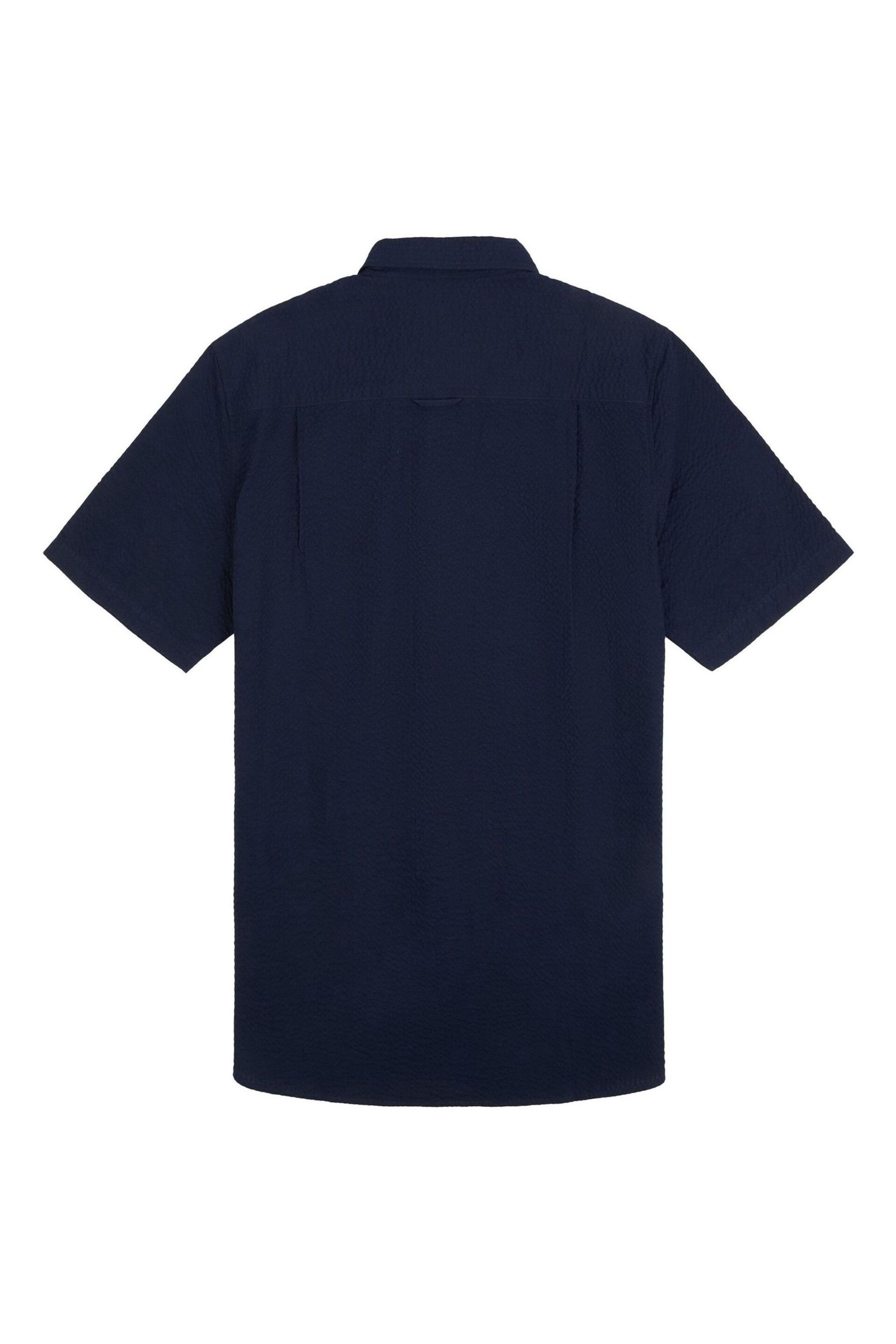 U.S. Polo Assn. Mens Seersucker Short Sleeve Shirt - Image 6 of 8