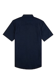 U.S. Polo Assn. Mens Linen Blend Short Sleeve Shirt - Image 6 of 7