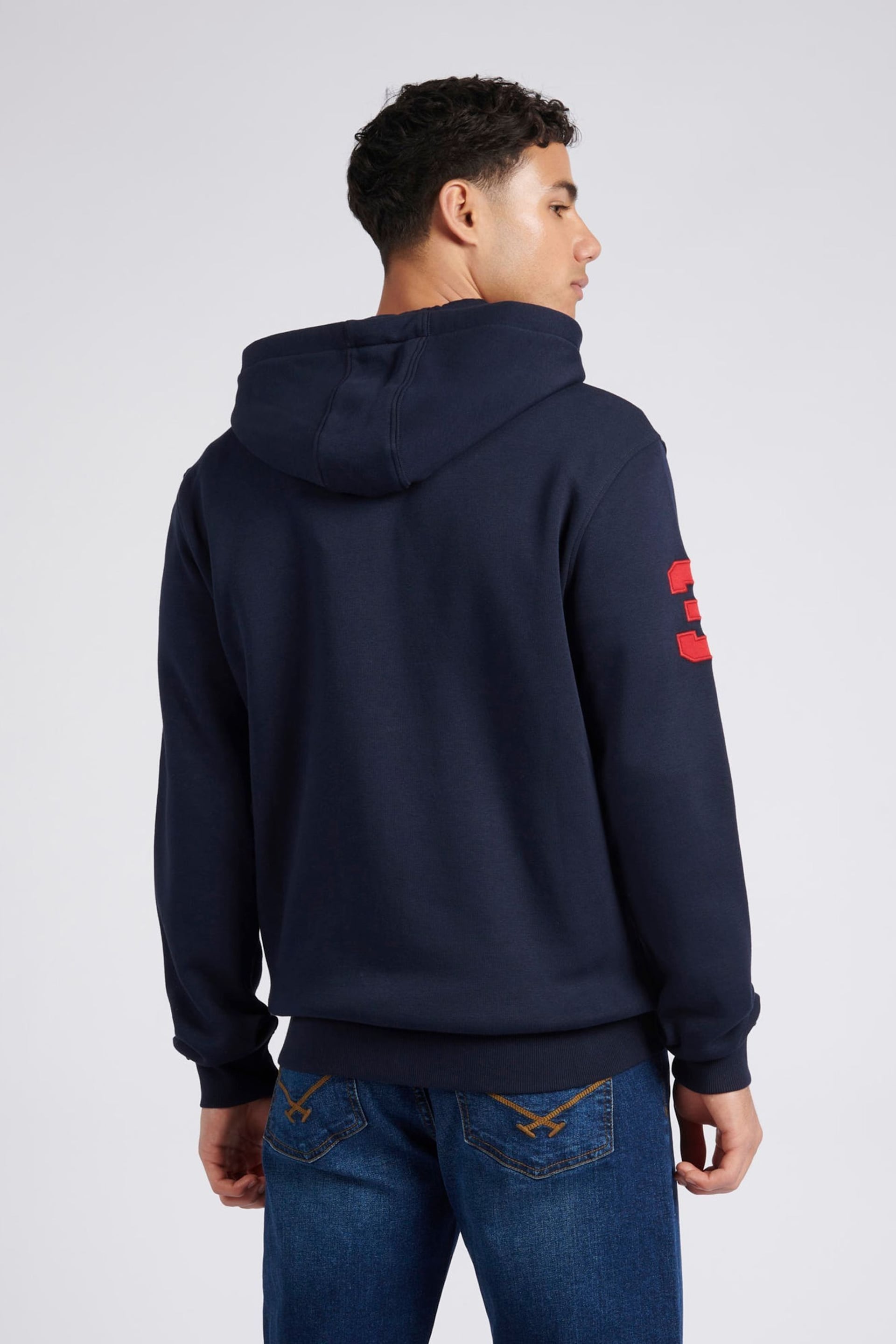 U.S. Polo Assn. Mens Classic Fit Player 3 Zip Hoodie - Image 2 of 9