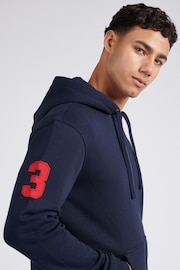 U.S. Polo Assn. Mens Classic Fit Player 3 Zip Hoodie - Image 5 of 9