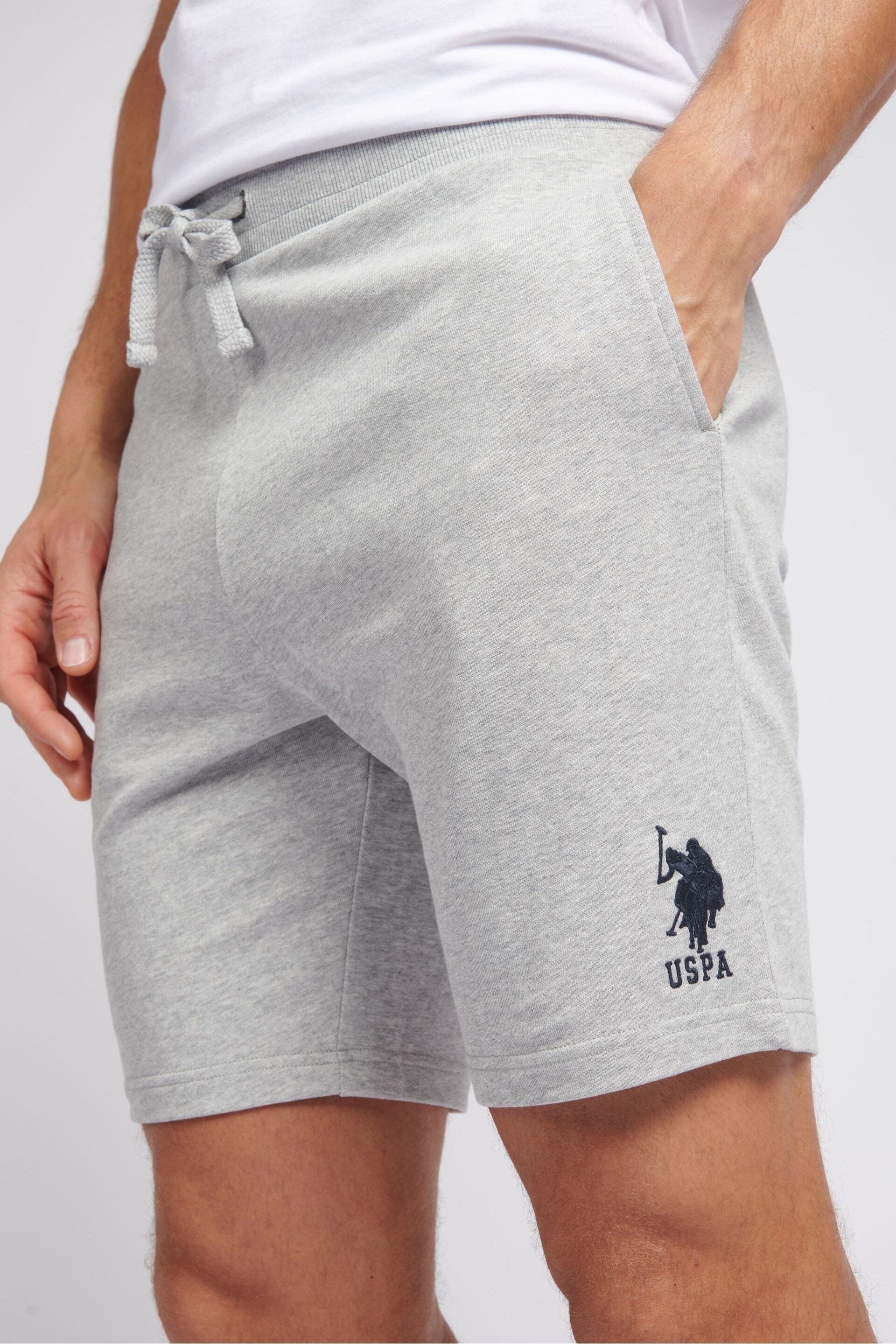 U.S. Polo Assn. Mens Classic Fit Player 3 Sweat Shorts - Image 2 of 9