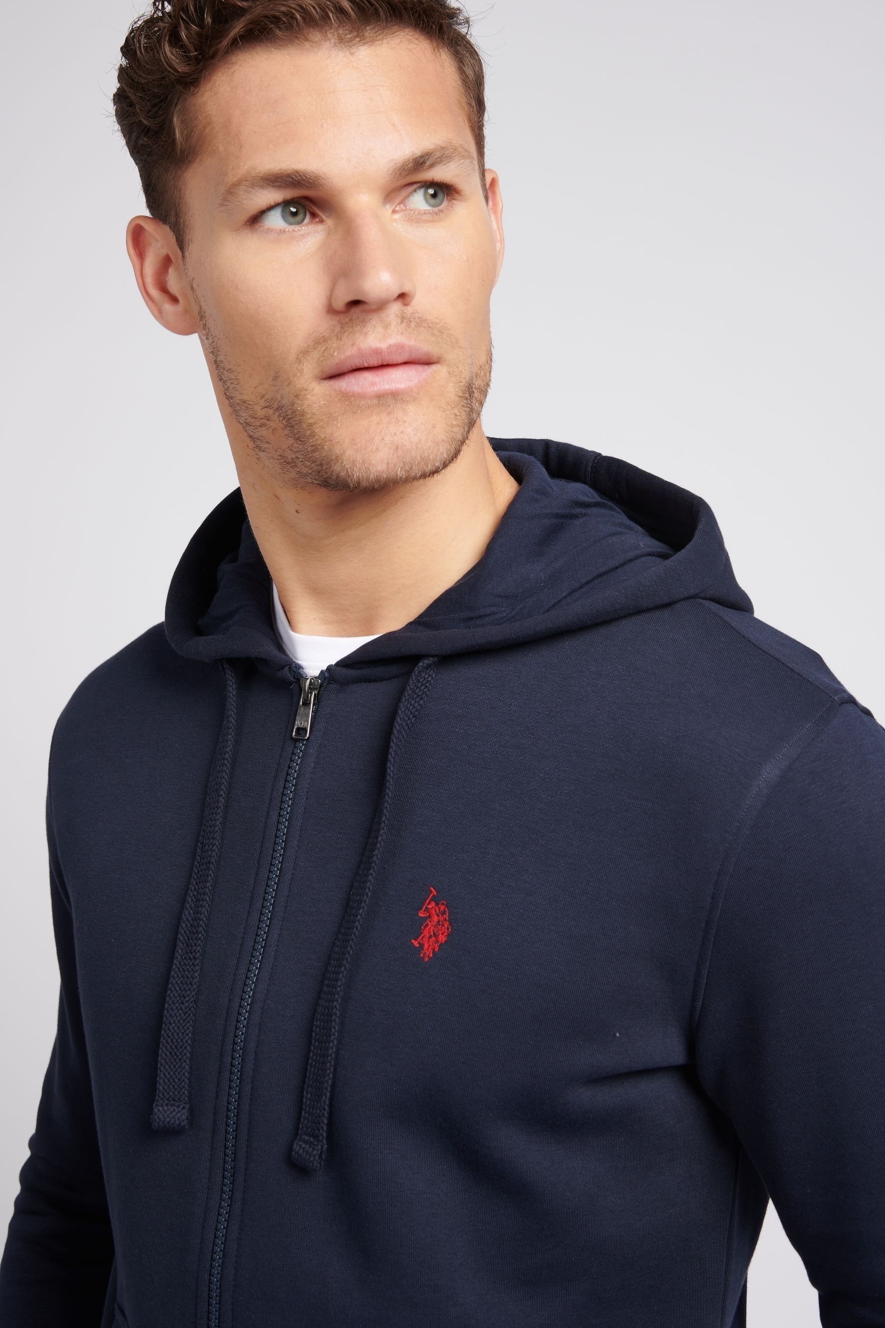 Polo zip up jacket men's 2025