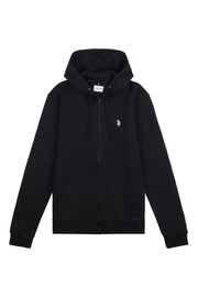 U.S. Polo Assn. Mens Classic Fit Double Horsemen Zip Hoodie - Image 6 of 8