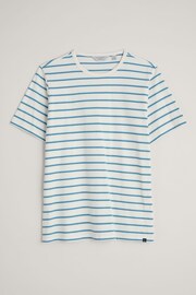 Seasalt Cornwall Blue Mens Seven Seas Sailor T-Shirt - Image 4 of 5