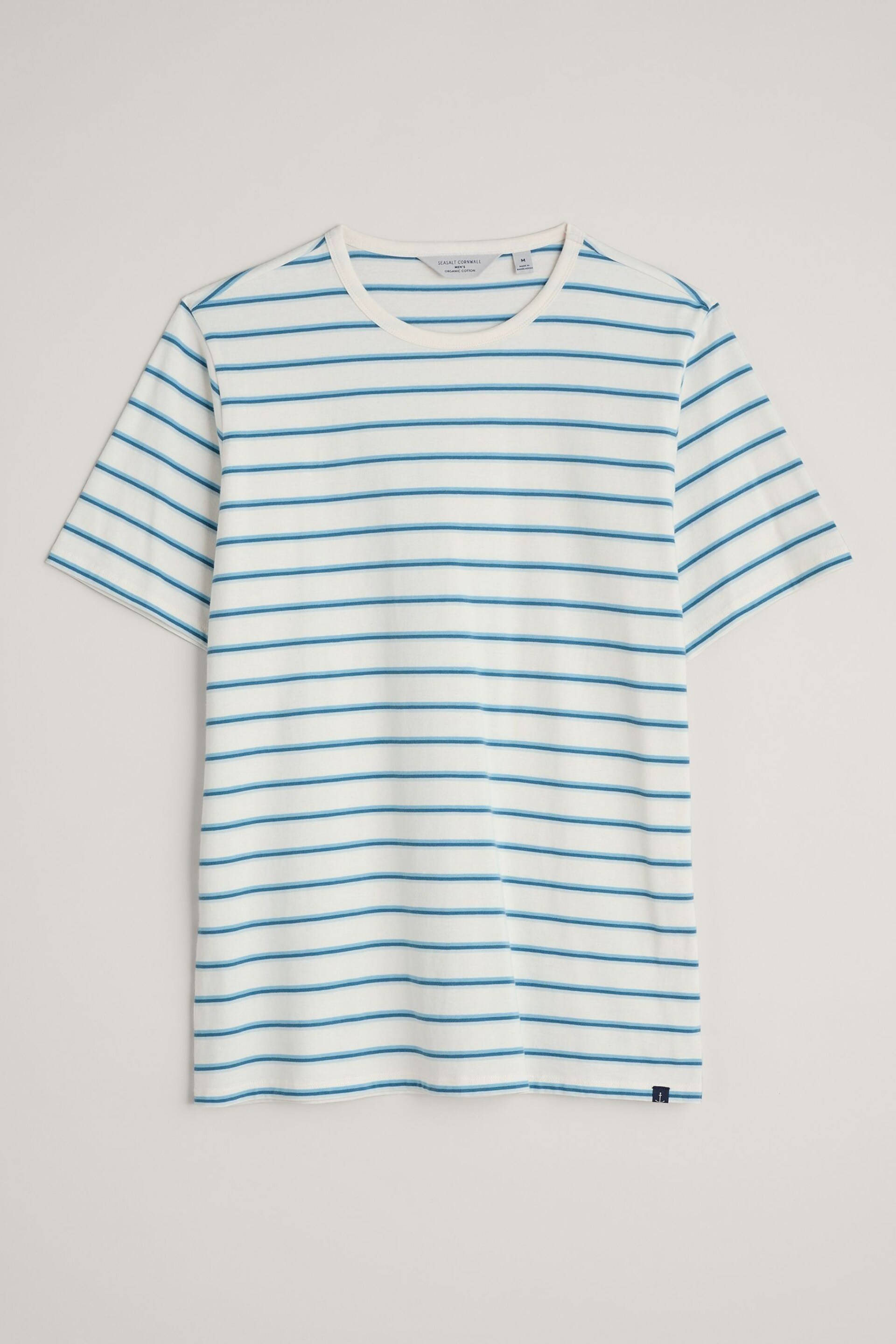 Seasalt Cornwall Blue Mens Seven Seas Sailor T-Shirt - Image 4 of 5