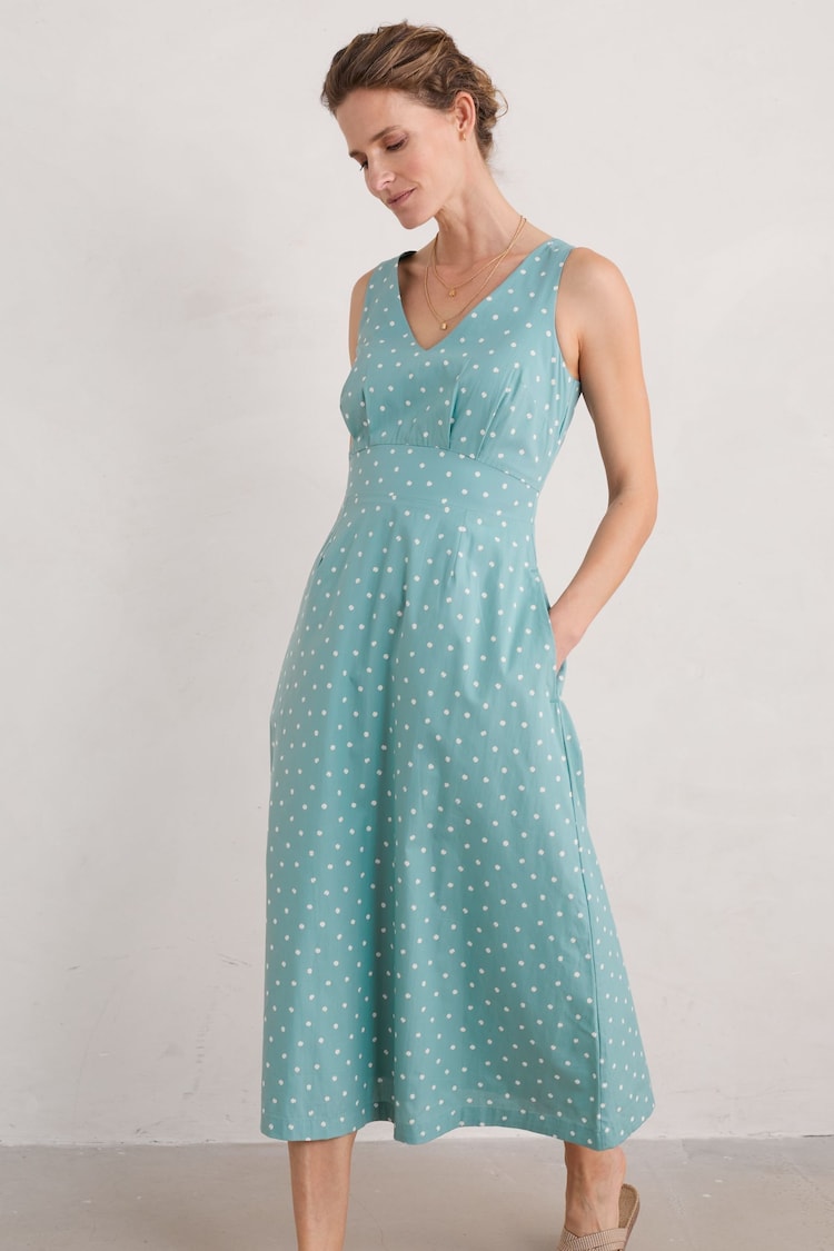 Seasalt Cornwall Green Sky Beyond Dress - Image 1 of 6