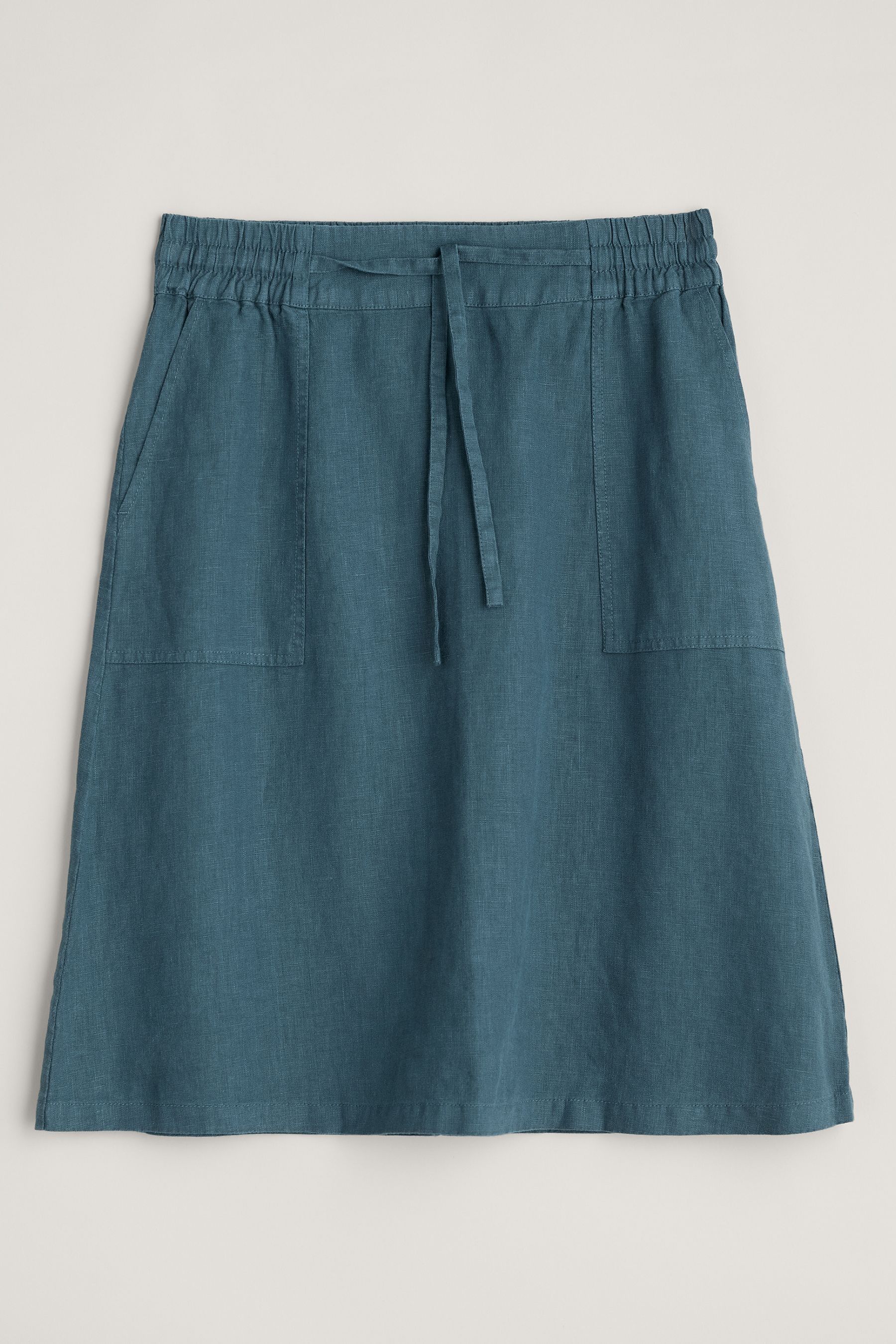 Buy Seasalt Cornwall Blue Pepper Moth 100 Linen Skirt from Next Bahrain