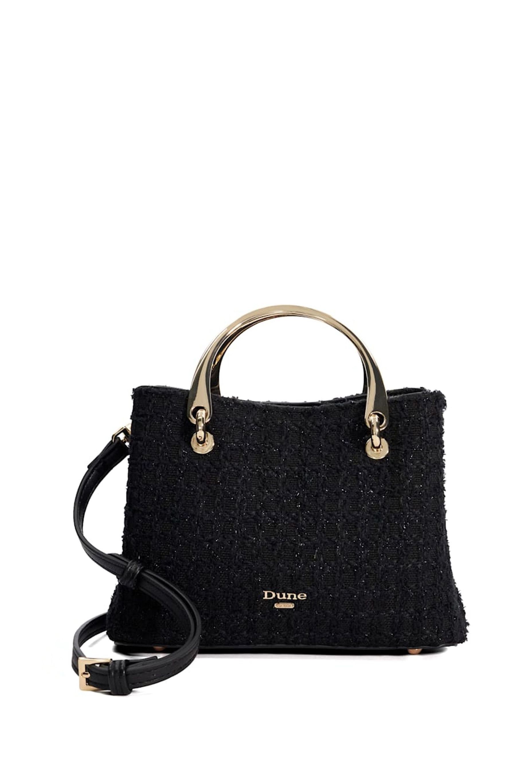 Buy Dune London Black Dinkydorrien Mini Metal Handle Tote Bag from the Next UK online shop