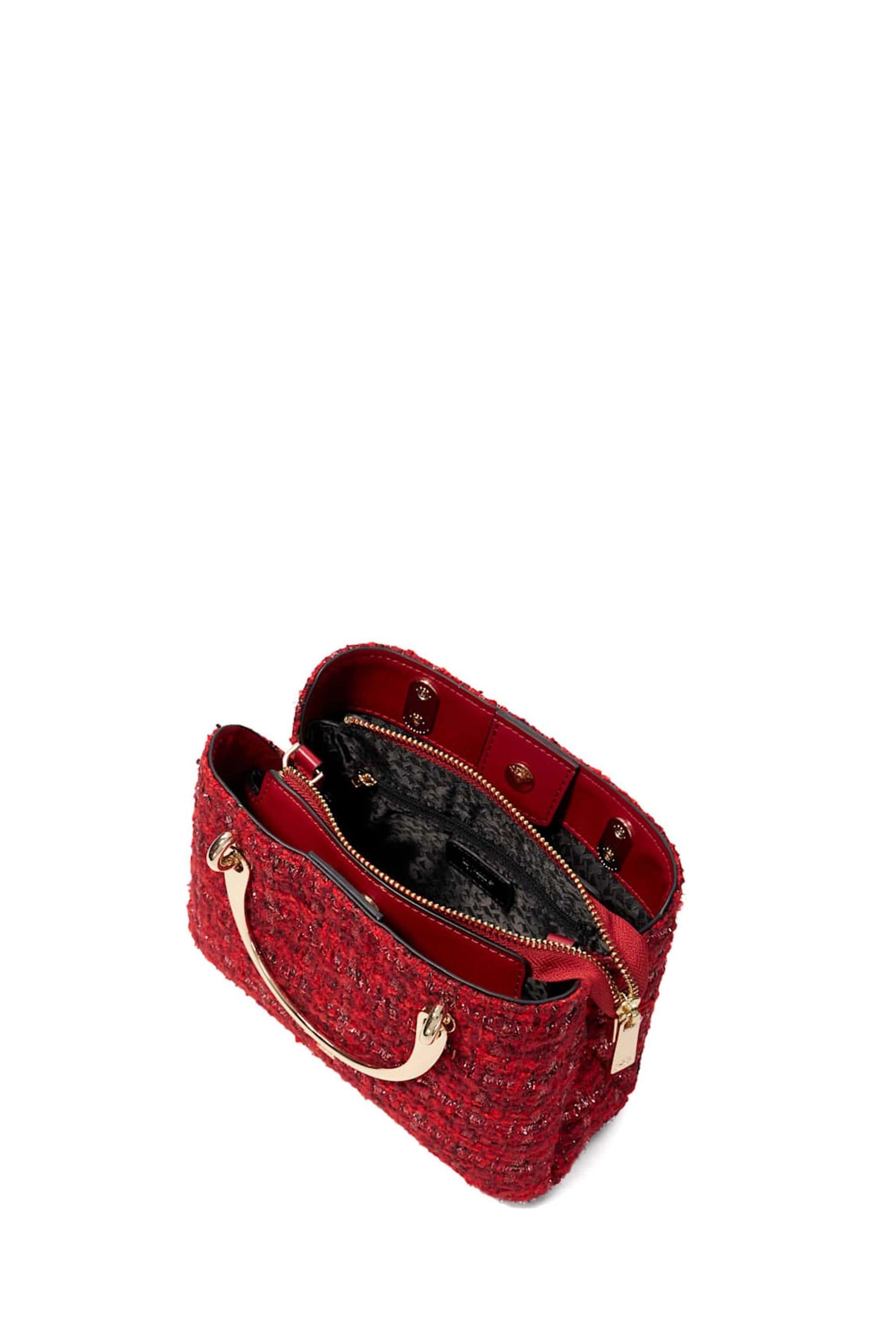 Dune London Red Dinkydorrien Mini Metal Handle Tote Bag one Womens