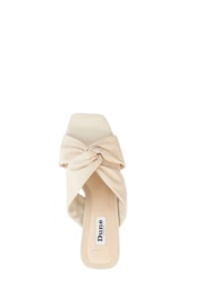 Dune London Cream Wide Fit Maizing Soft Twist Mules - Image 5 of 6