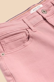 White Stuff Pink Blake Straight Crop Jeans - Image 7 of 7