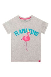 Harry Bear Grey Flamingo Short Pyjamas - Image 3 of 6